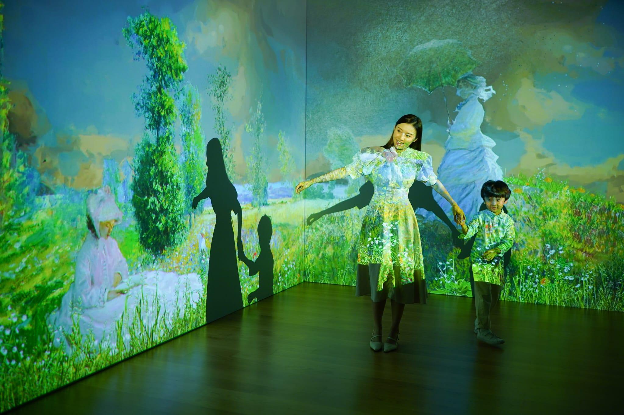 精彩的360度燈光和原創音樂設計體驗。(李睿哲攝)