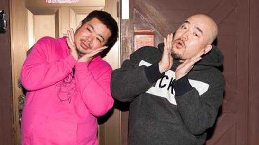 黃偉文與拓也哥合照。