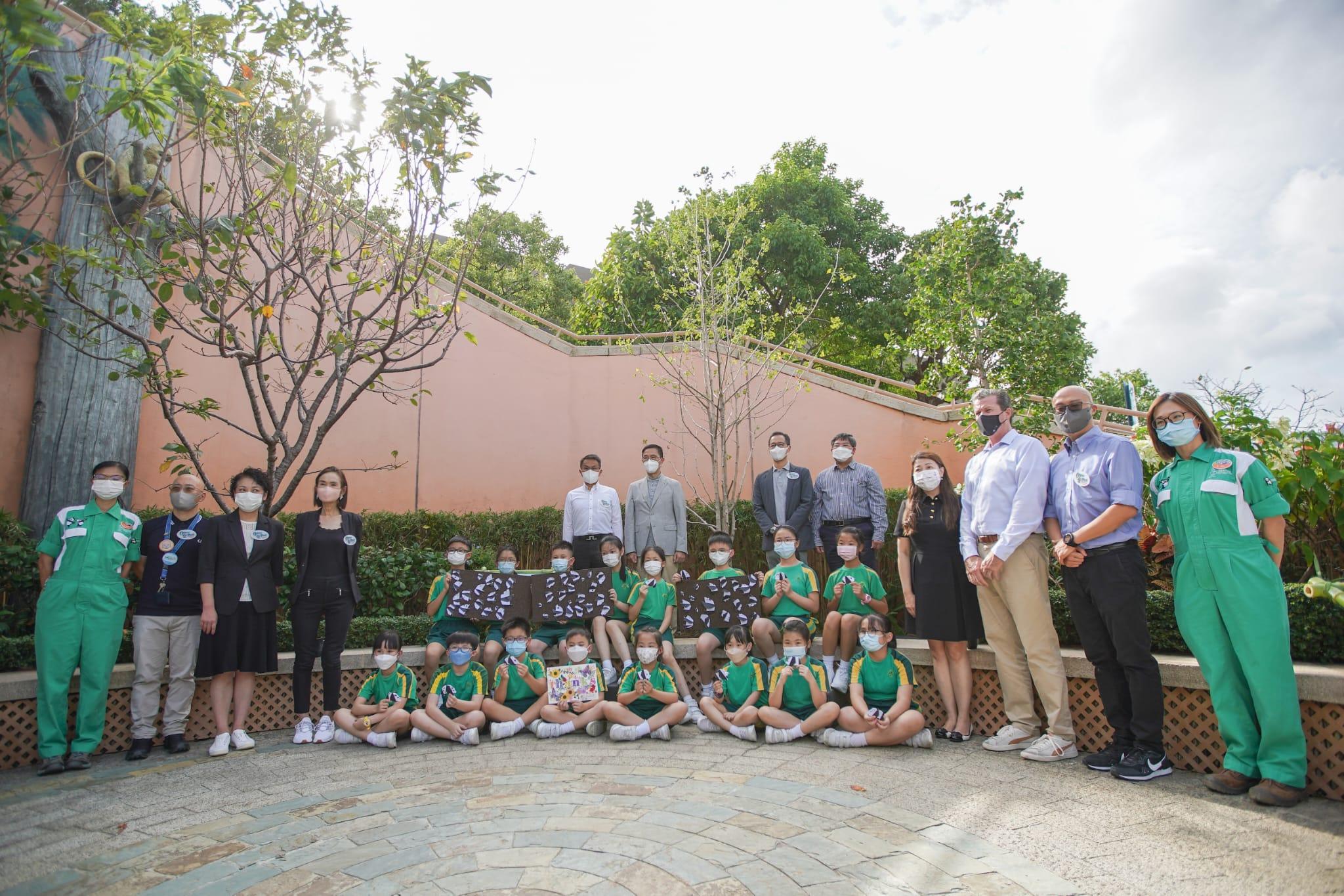 海洋公園植樹儀式紀念大熊貓安安