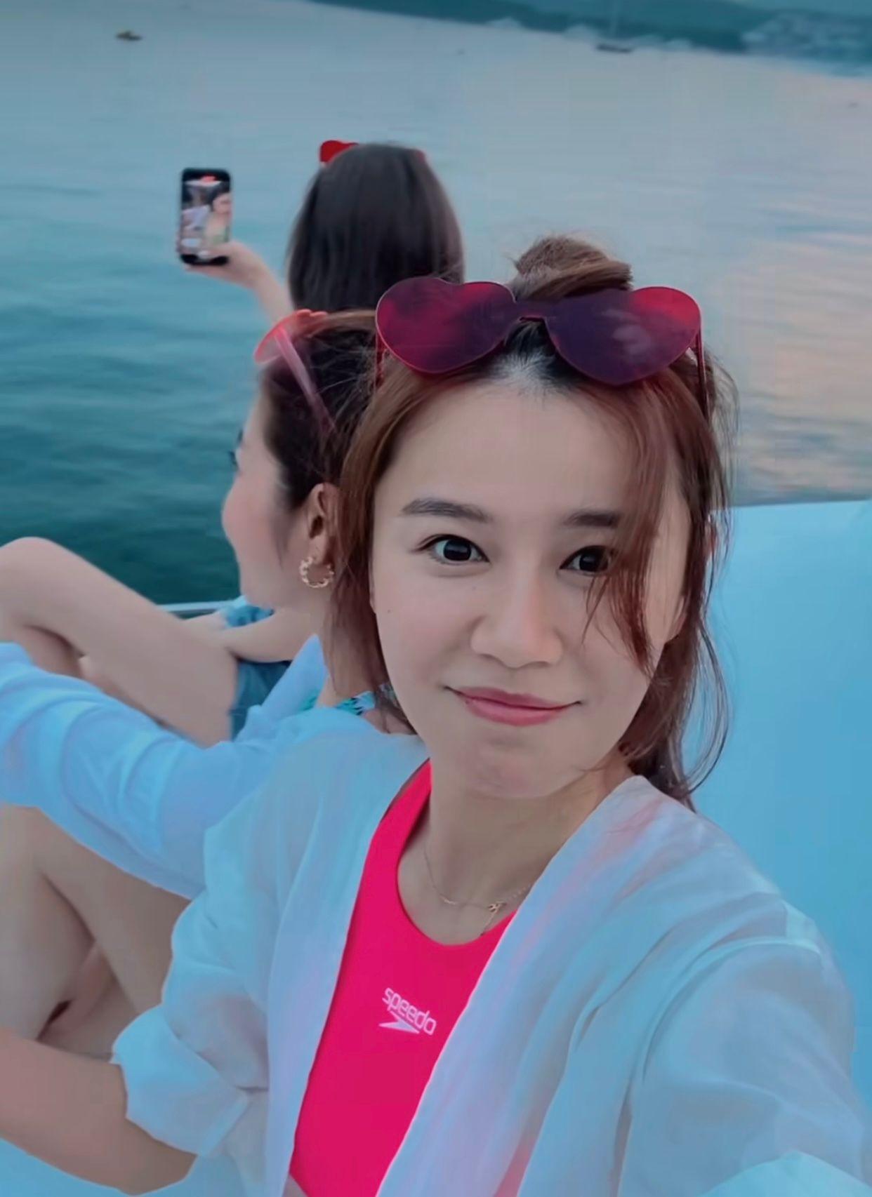 黃翠如今日也在社交平台分享當日影片。