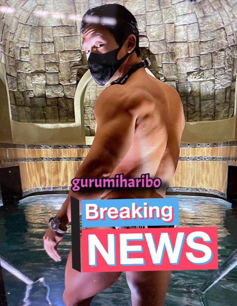 另外亦有一張是肌肉男露出股的打格畫面。