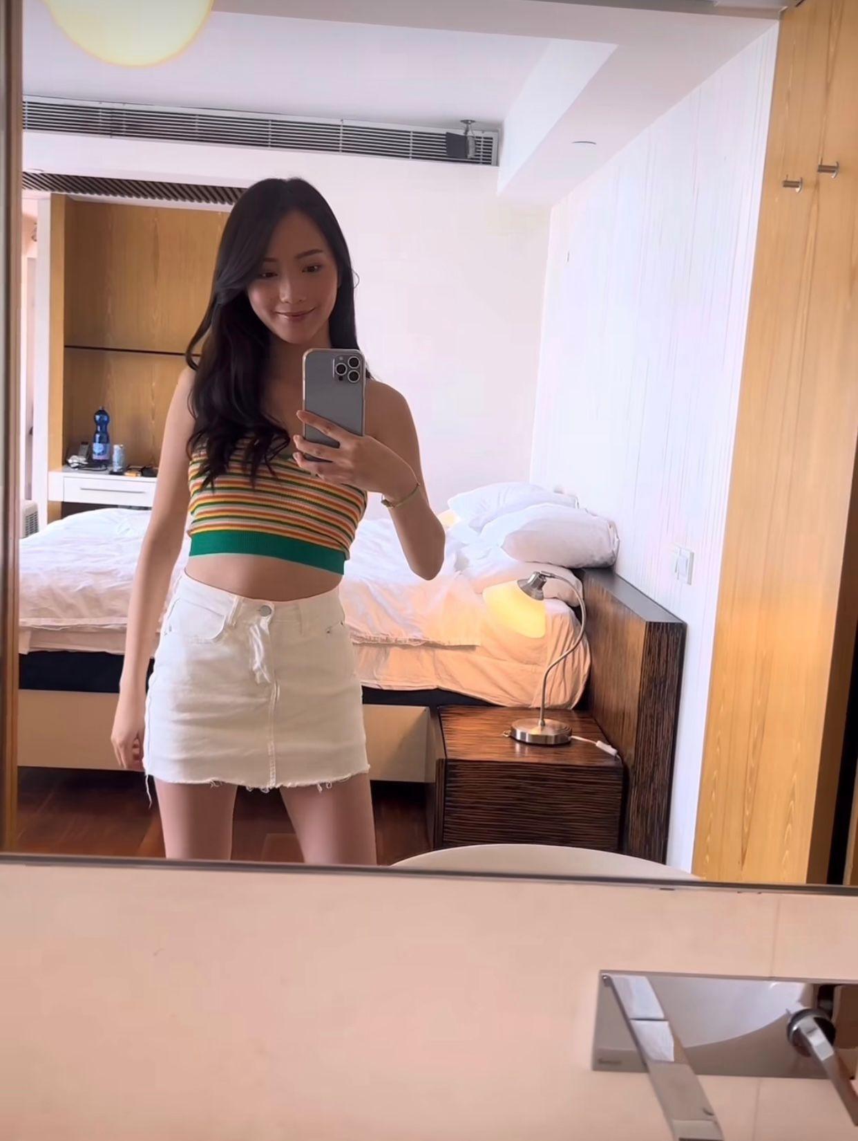 27歲的Kiki近日更新IG,並留言寫感謝所有令她我開心的每一位。