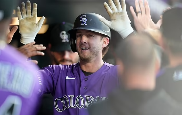 美國職棒球會科羅拉多落磯(Colorado Rockies)的標誌。(互聯網)