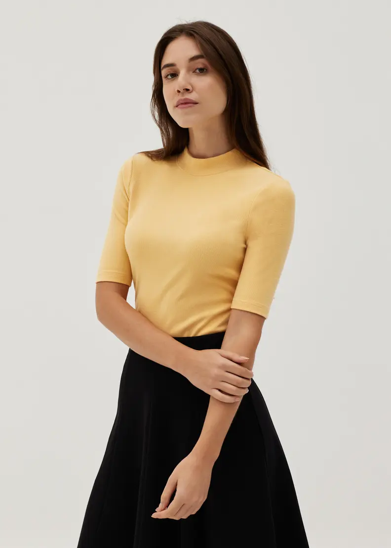 Faylynn Funnel Neck Knit Top $229