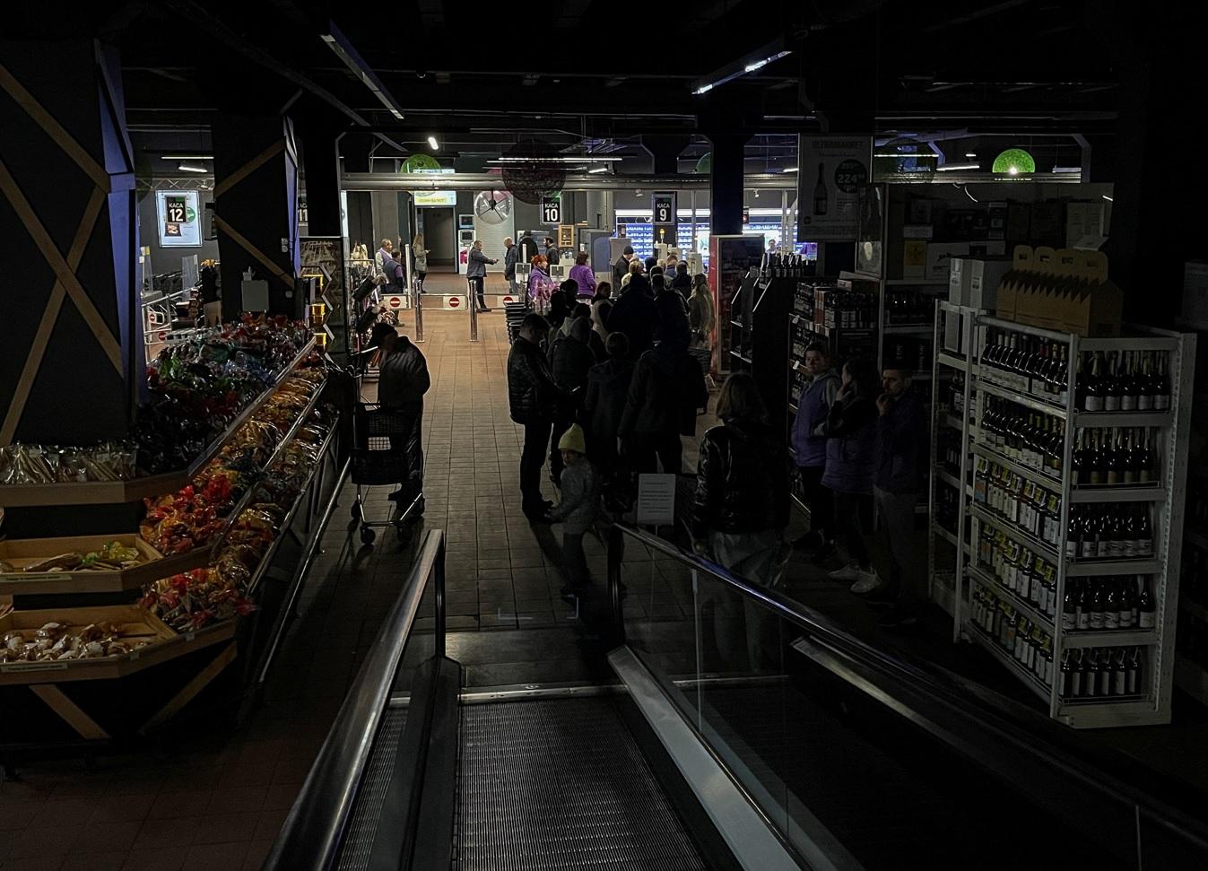 基輔部分地區周六停電。(路透社)