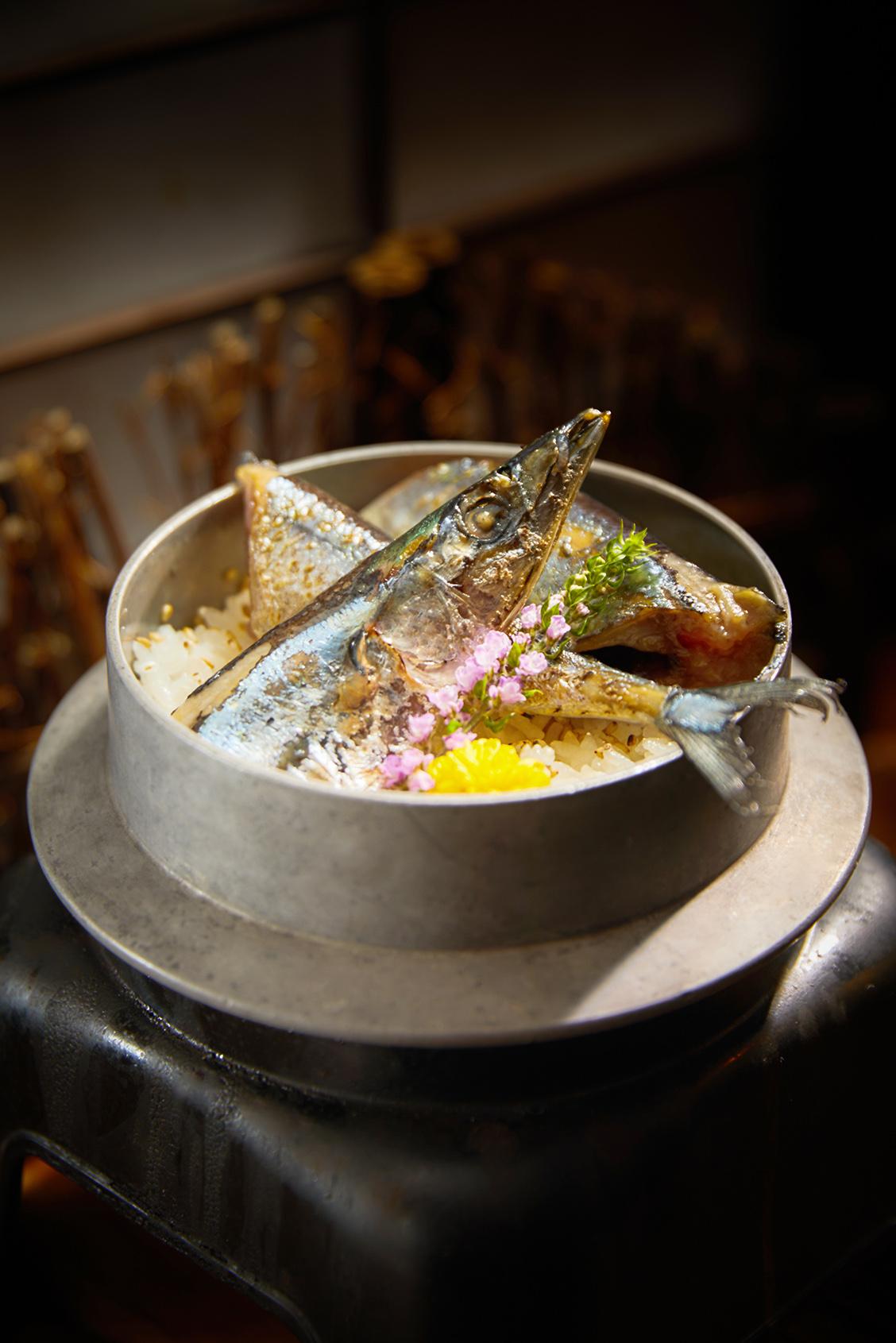 秋刀魚釜飯