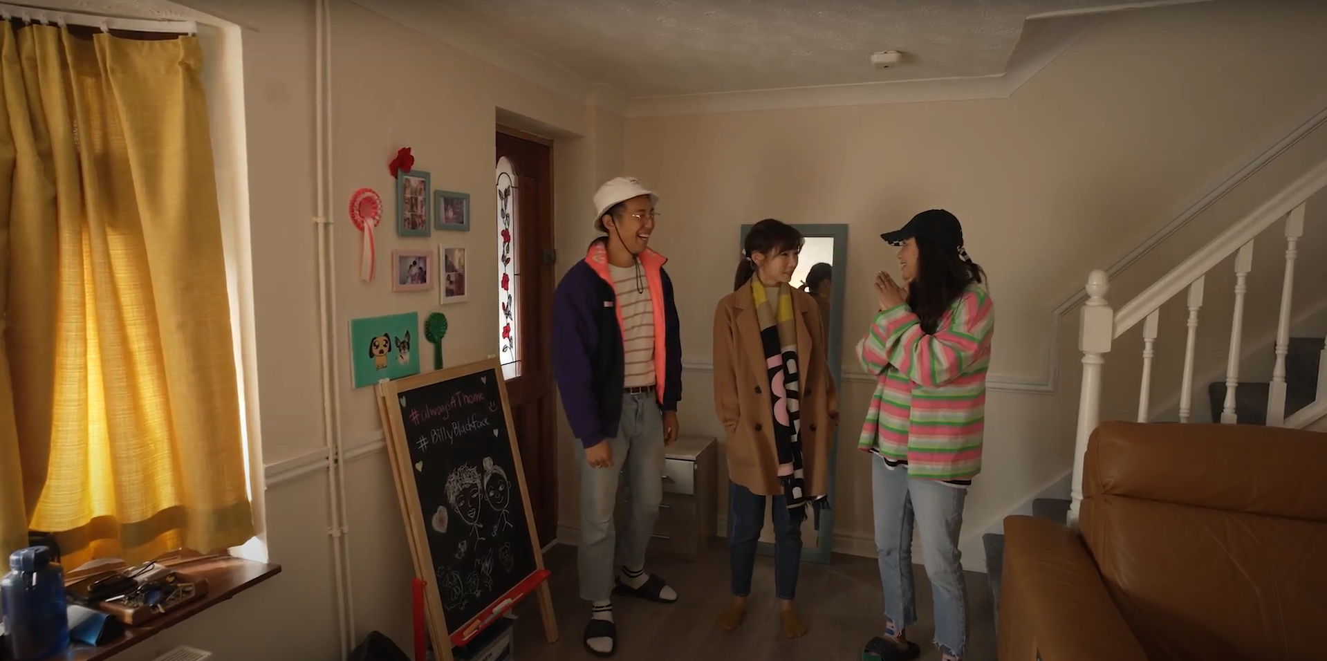 簡淑兒為HOY TV節目《離鄉別井的故事》到英國伯明翰,訪問林師傑與歐陽巧瑩。