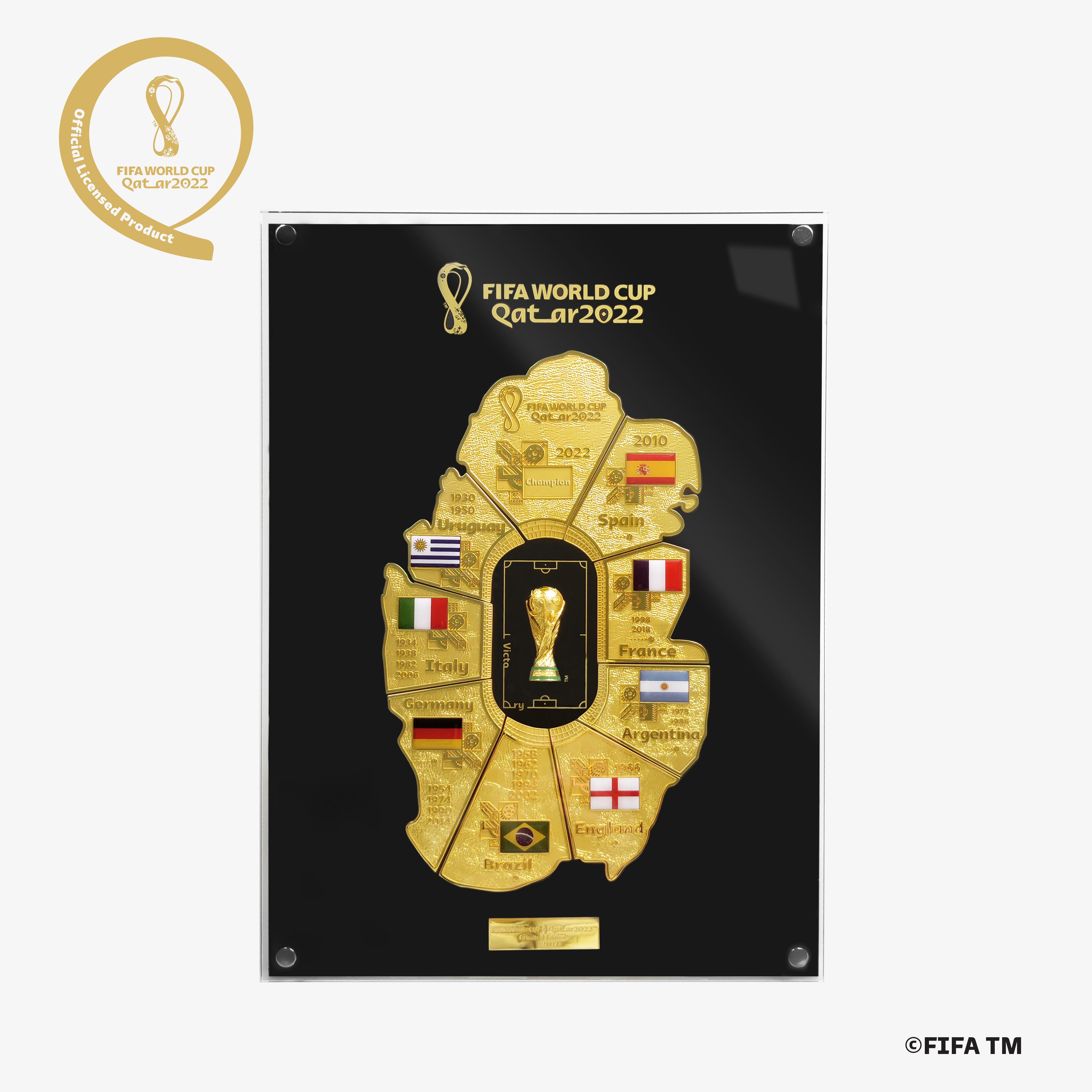 限量世界盃歷屆冠軍徽章拼圖 $1,488
