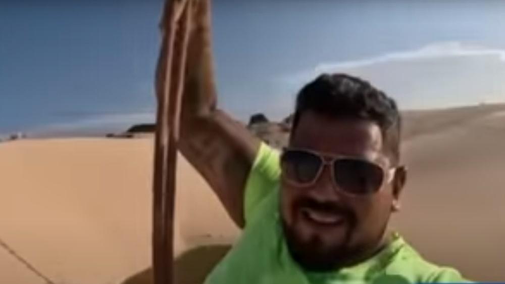 Sergio面對鏡頭表現得十分興奮。(YouTube)