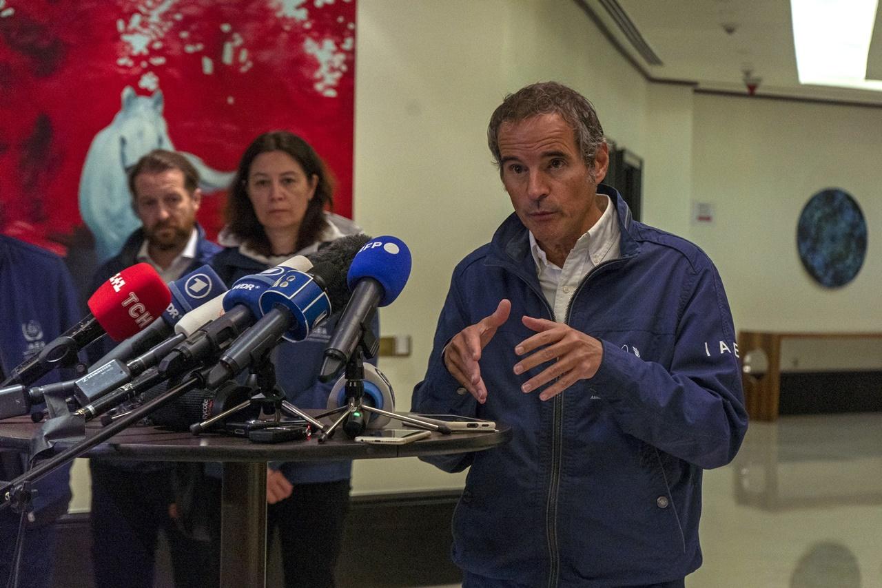 格羅西將到莫斯科討論核電廠問題。(AP)