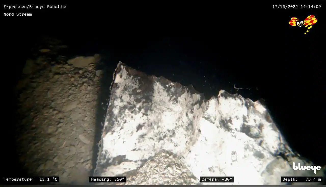 管道損毀情況。(Twitter)