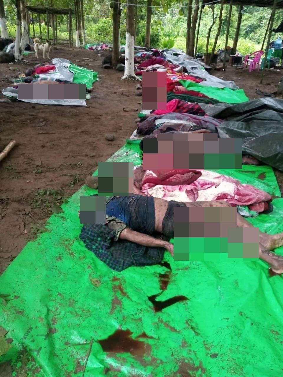 緬甸軍炸少數族裔集會至少50死,軍方阻傷者送院。(Twitter)