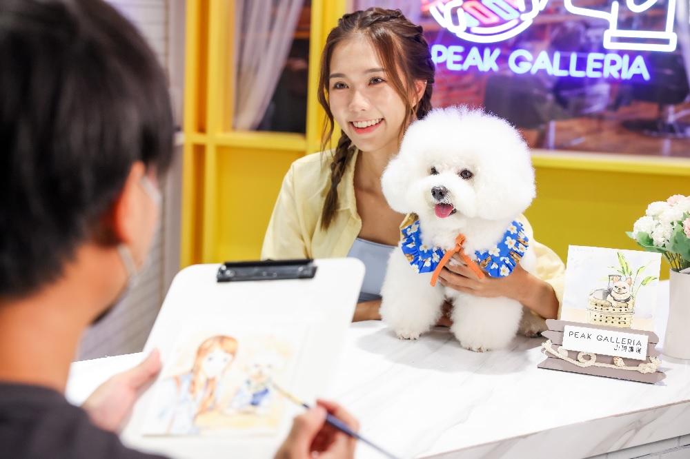 「速寫寵物似顏繪」。