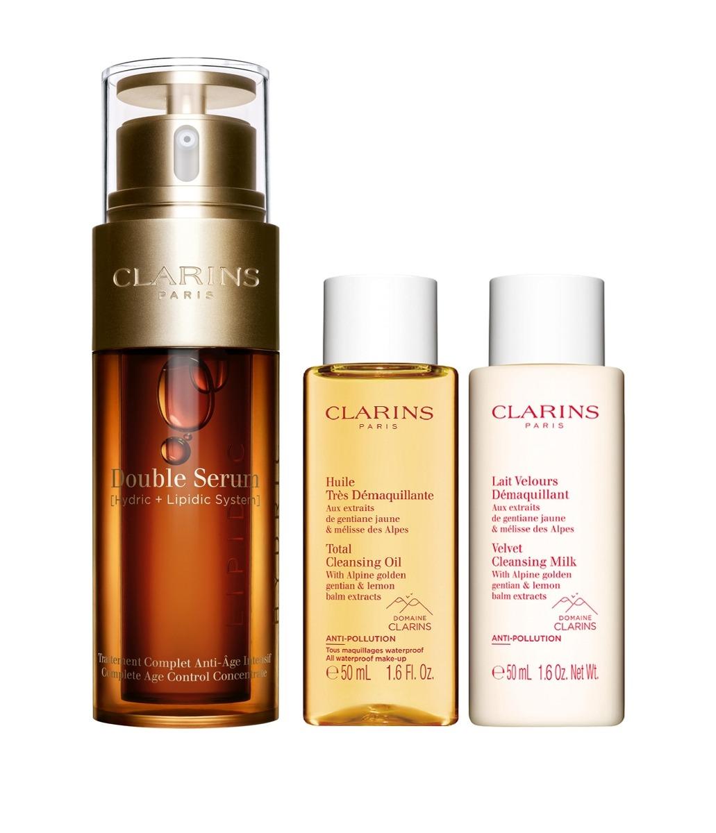 賦活雙精華50ml套裝 $950(價值$1,269–25%off) .賦活雙精華 50ml .植萃保濕爽膚露 50ml .植萃柔滑潔面乳 50ml