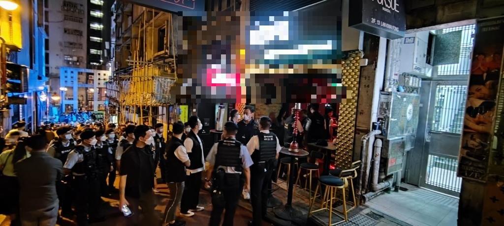 警方一連三日打擊黑社會活動 搗破無牌酒吧賭場拘222人
