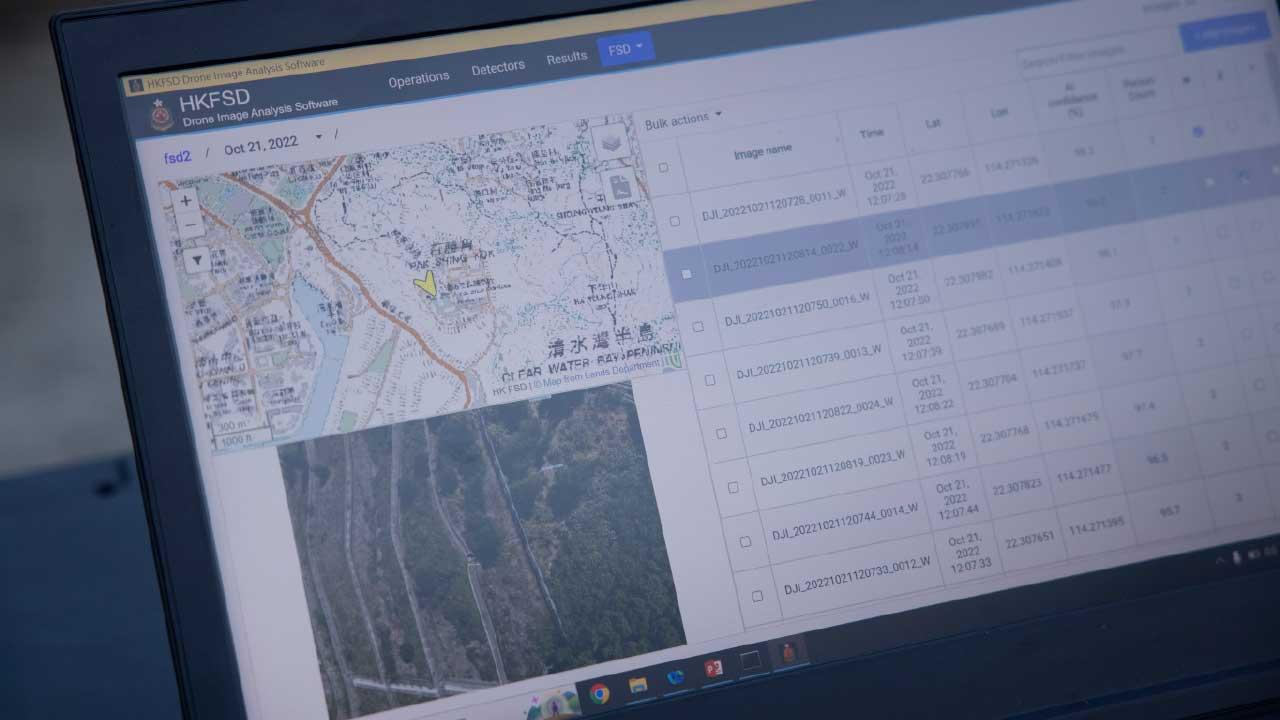 行山墮叢林難發現 消防無人機AI軟件加速尋人