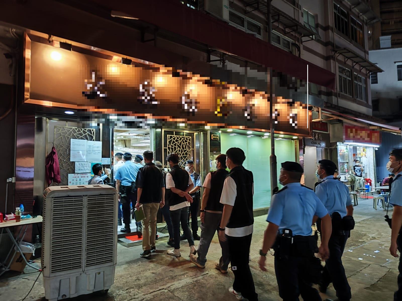 警方全港多區反黑 搗無牌酒吧賣淫場所拘201人