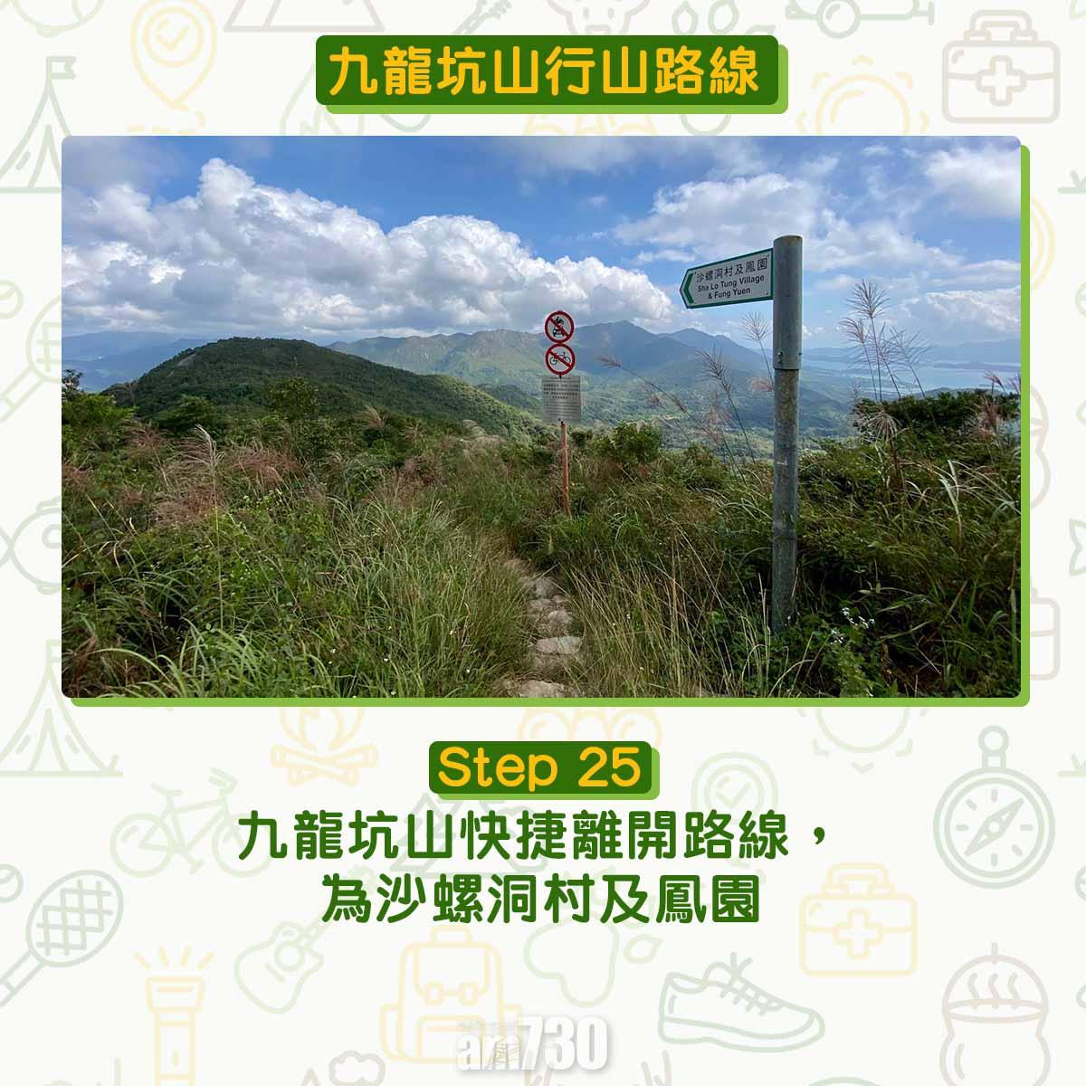 九龍坑山行山路線