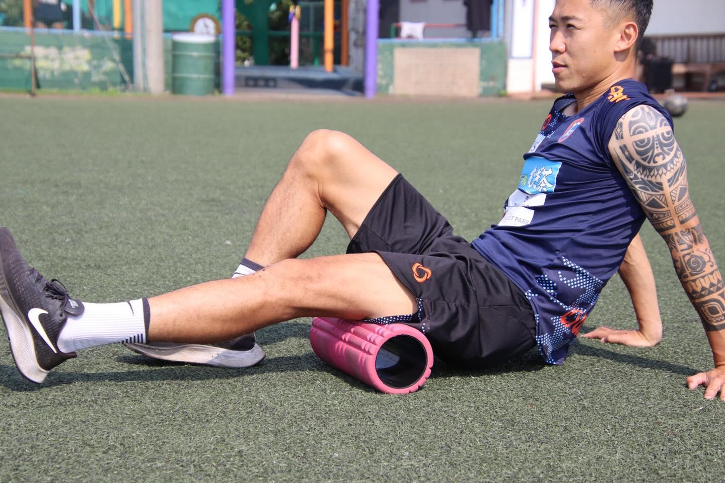 歐陽耀冲在年中時受傷。(YSCC橫濱Facebook圖片)