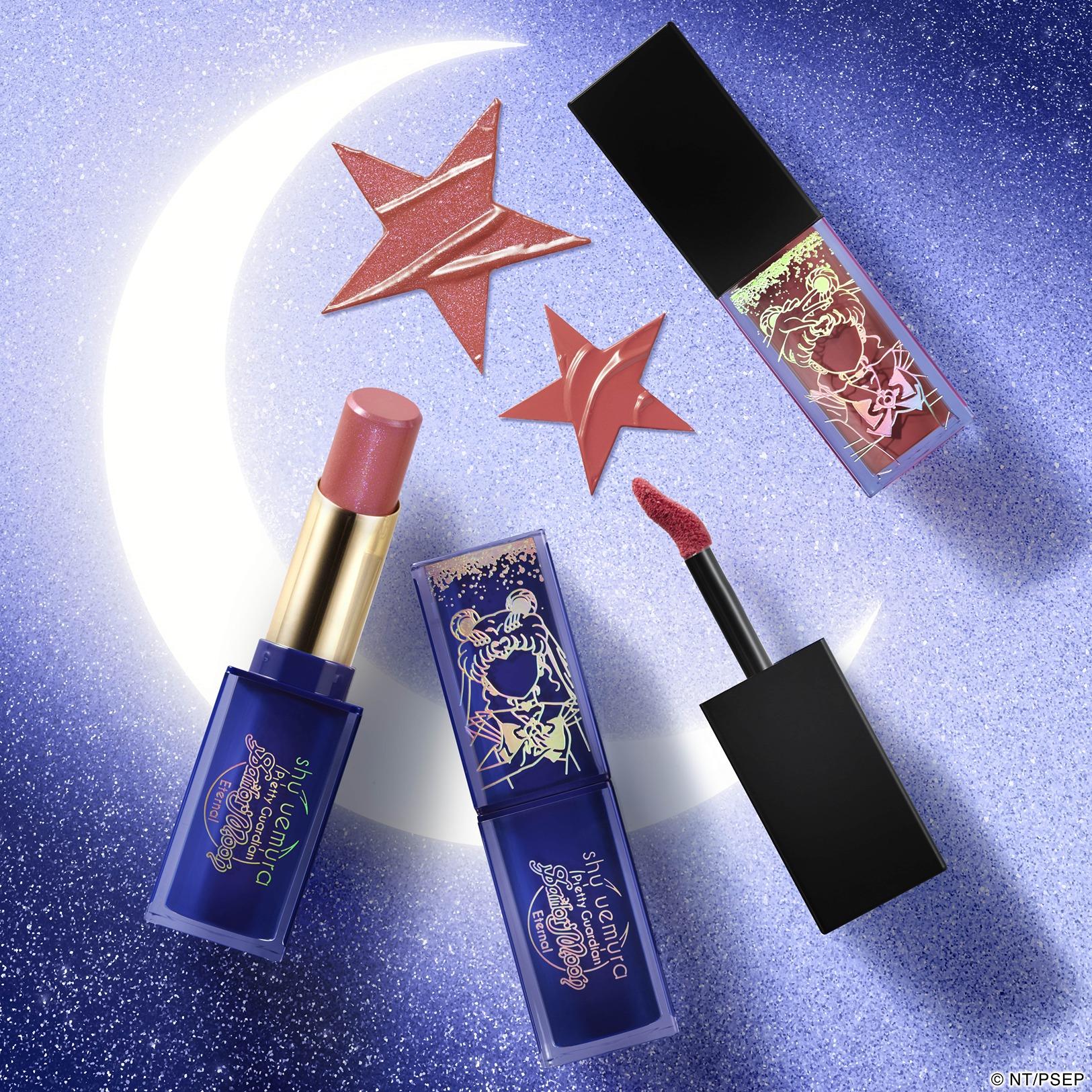 無色限炙烈漆光唇膏 $300 無色限絹感唇釉 $305