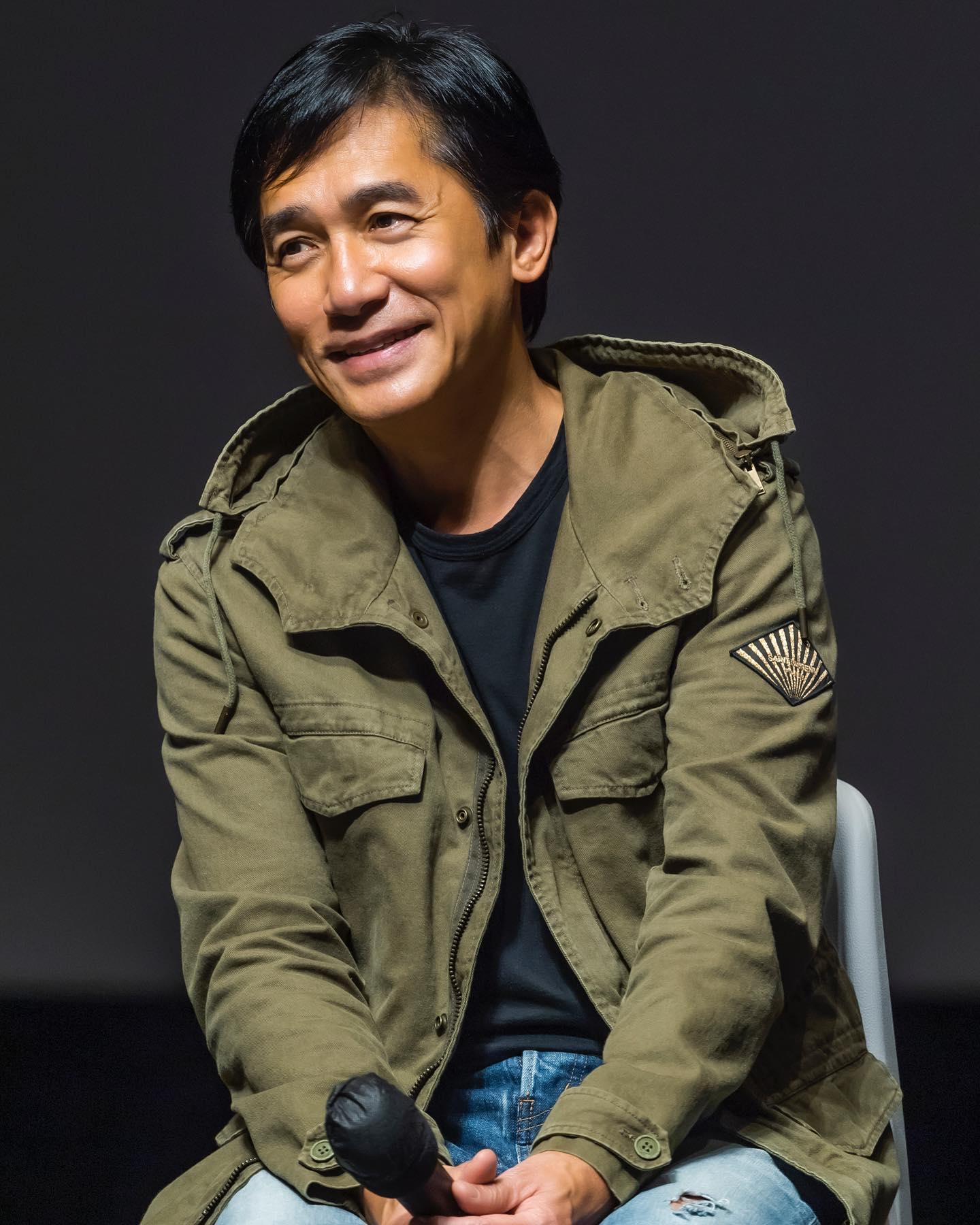 梁朝偉出席《2046》映後座談會。(劉嘉玲IG)