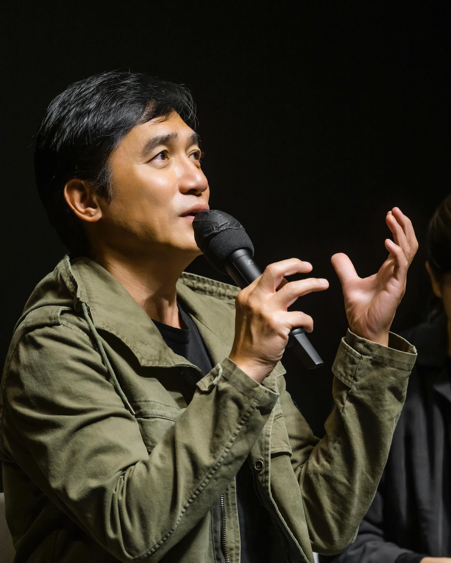 梁朝偉出席《2046》映後座談會。(劉嘉玲IG)