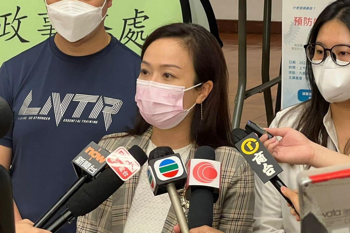 陳凱欣建議衞生署向居民加強教育和宣傳類鼻疽。(陳凱欣FB專頁)