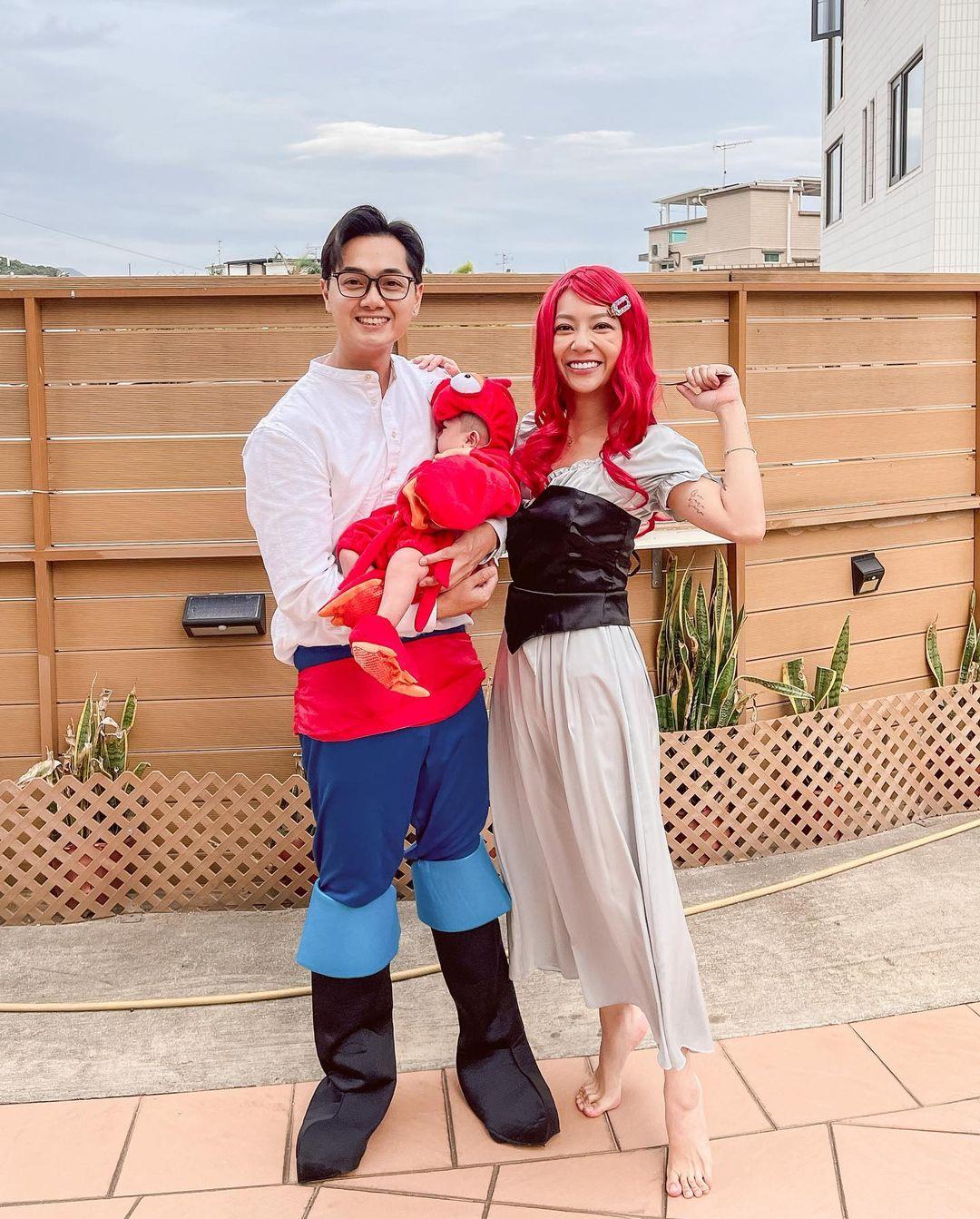 何雁詩以《小魚仙》造型示人。