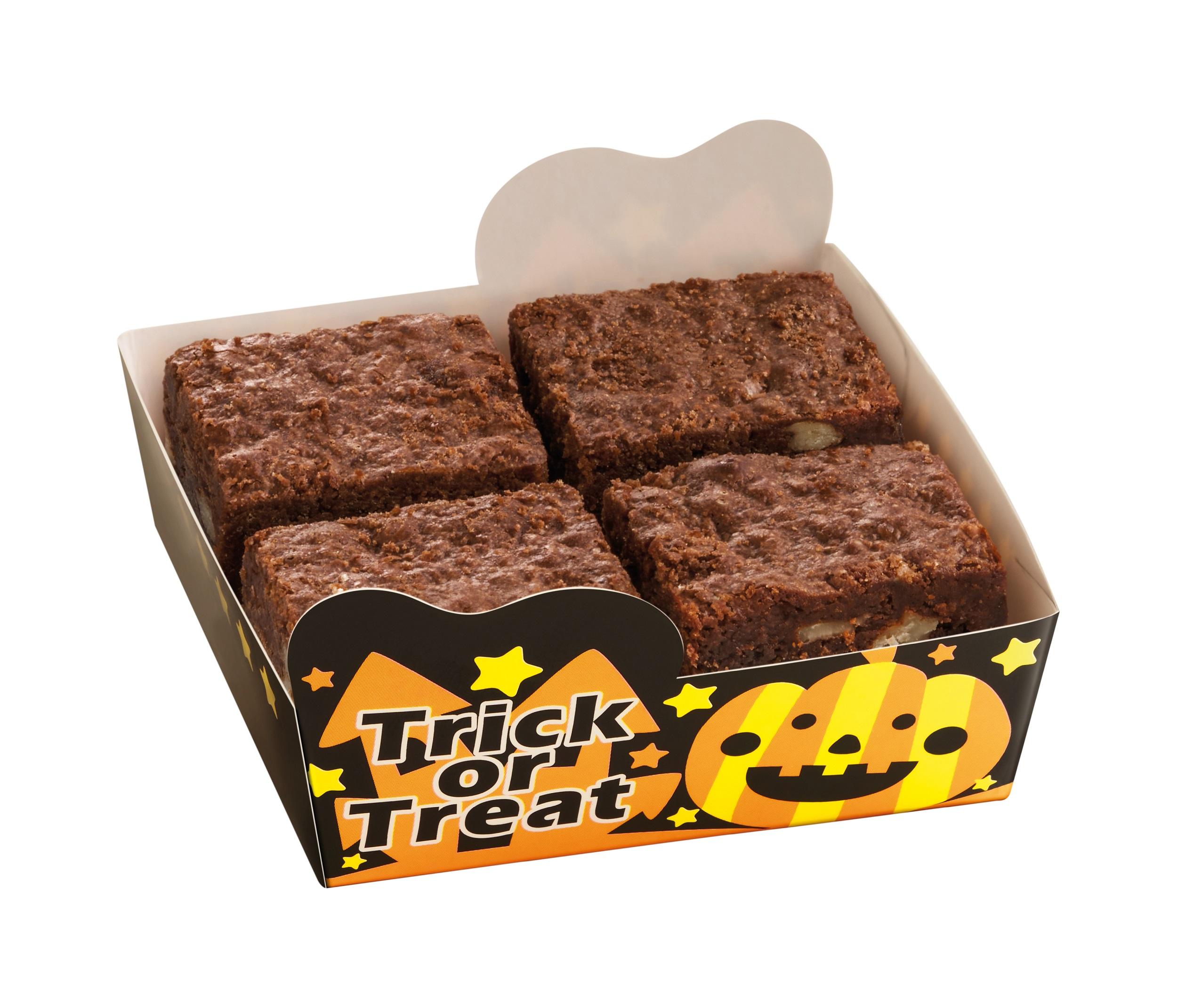 Name 7CAFÉ+ Halloween Special_萬聖節特別版迷你果仁布朗尼蛋糕4件裝