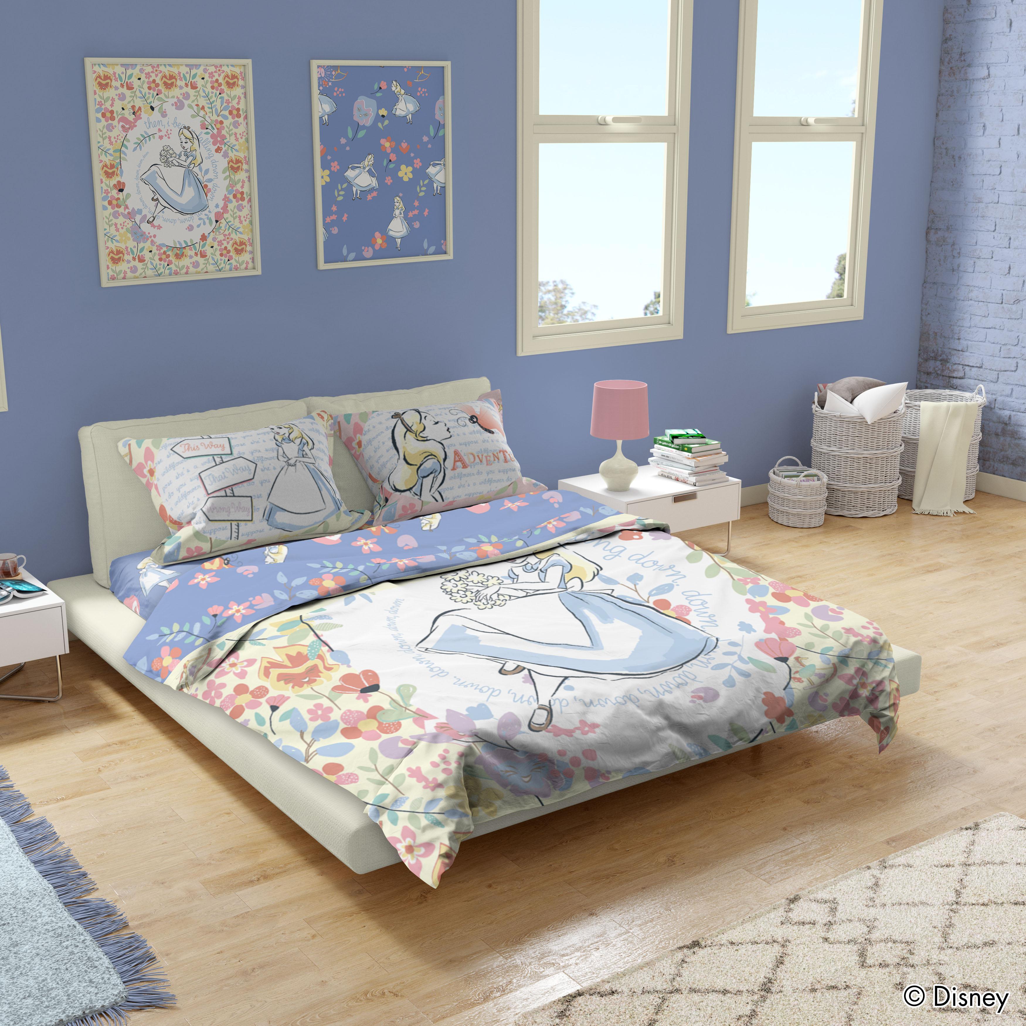 愛麗絲夢遊仙境絲般綿 1000 針床品套裝