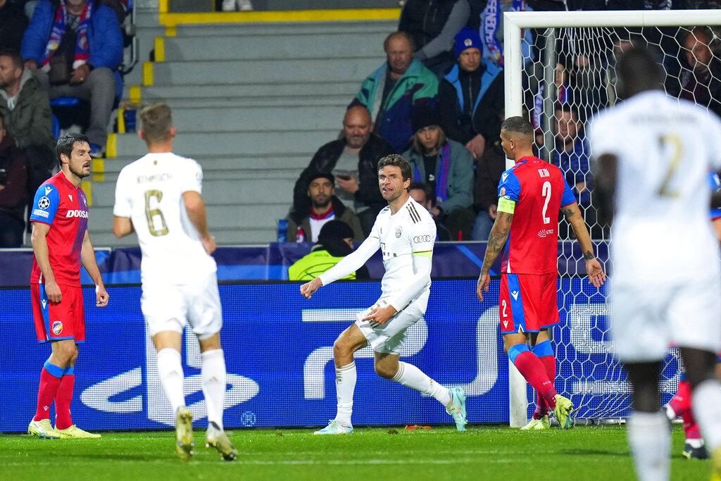 歐聯|拜仁慕尼黑作客4:2挫柏辛域陀尼亞 鎖定16強席位(美聯社)