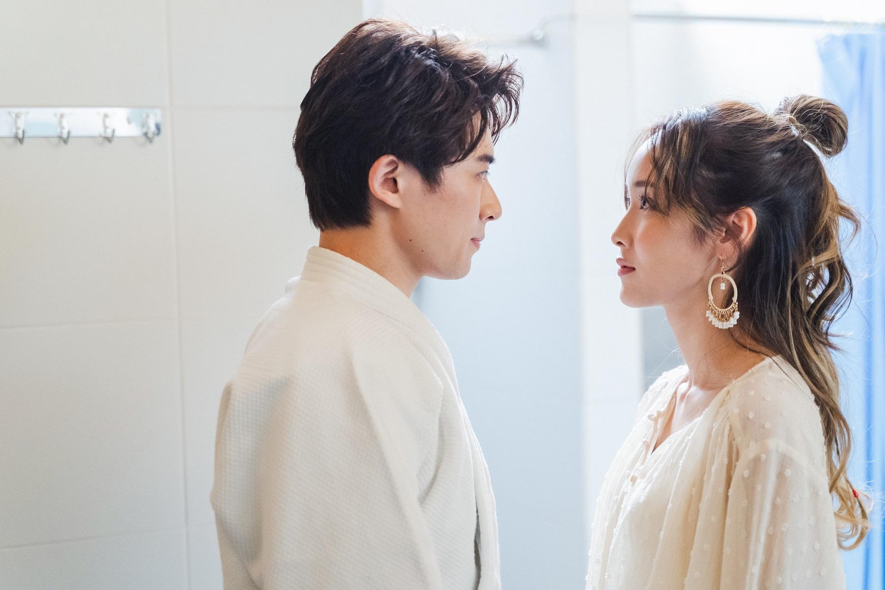 家棟(Frankie飾)經歷柔道比賽後,確立了與Yvonne(羅允芝飾)的關係。(劇照)