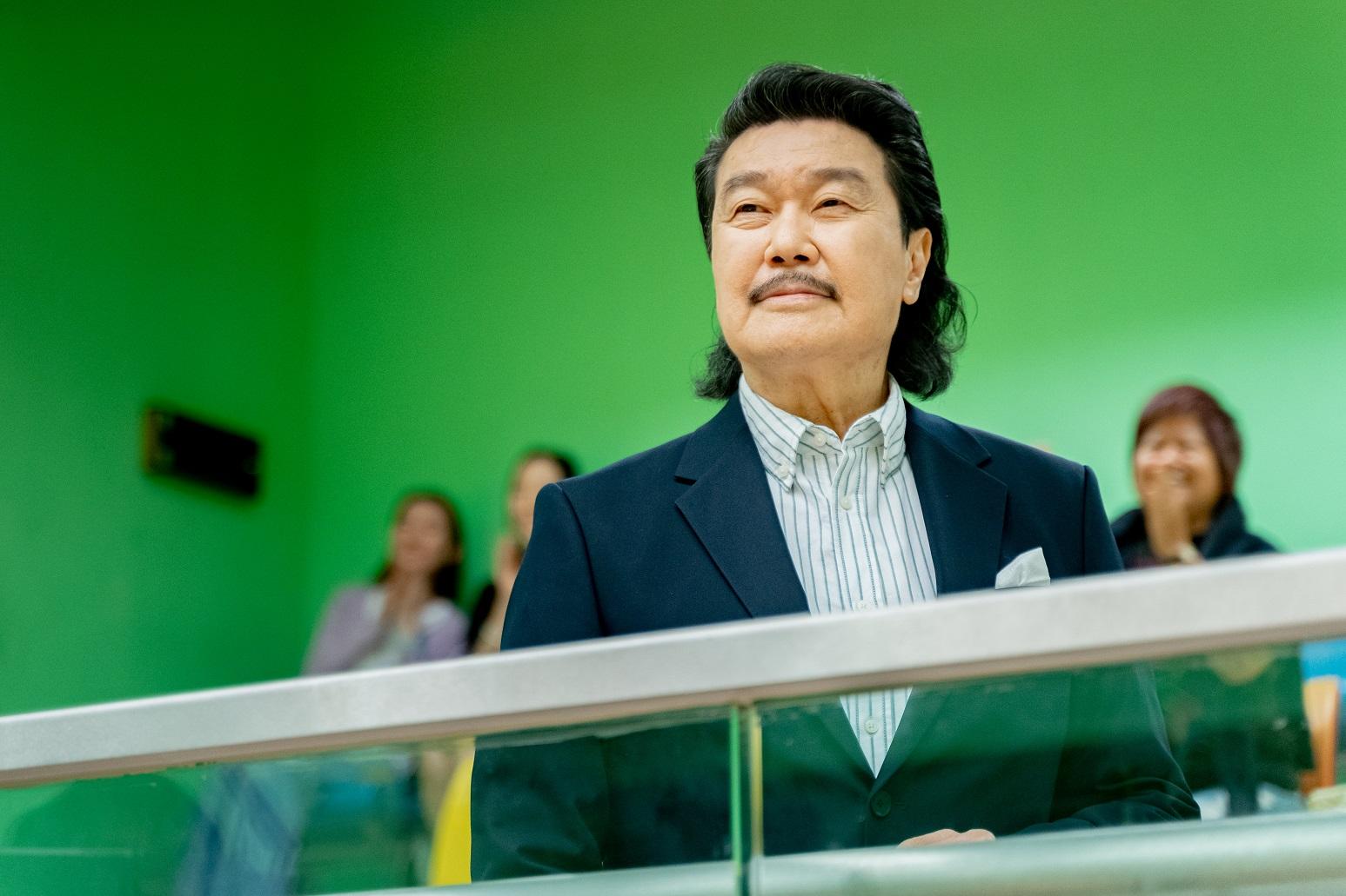 家棟父親兆康(黃錦燊飾)到場觀賽。(劇照)