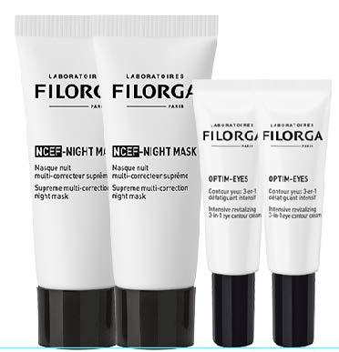 購物滿$600 NCEF新肌賦活睡眠面膜15ml x 2 全新升級亮麗眼霜 4ml x 2