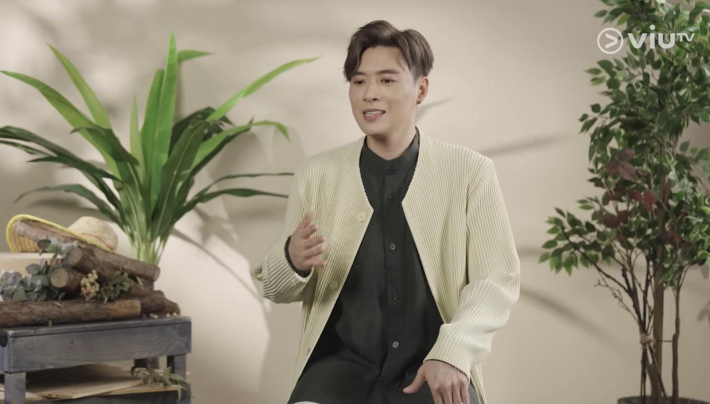 Frankie在《野人老師》製作特輯中分享拍攝點滴。