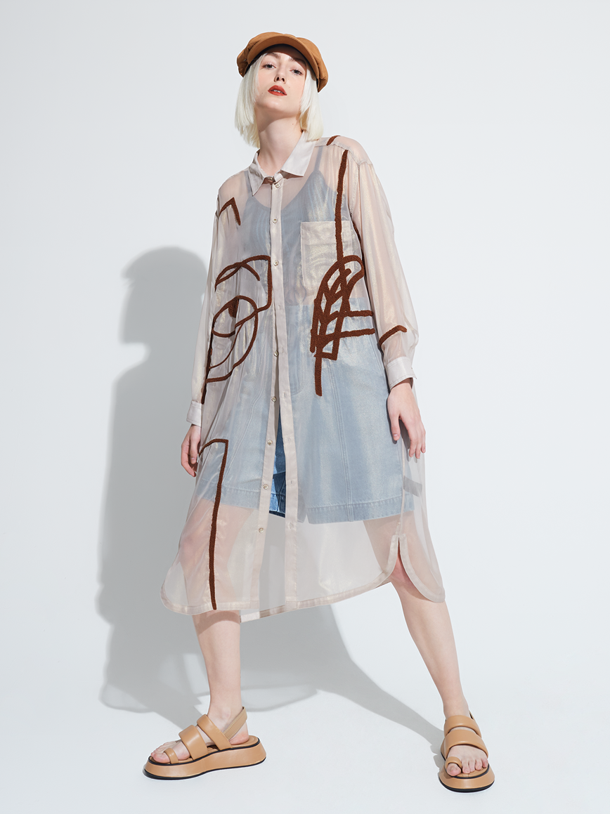 Miss Ho Organza Shirtdress $774 原價$2,580