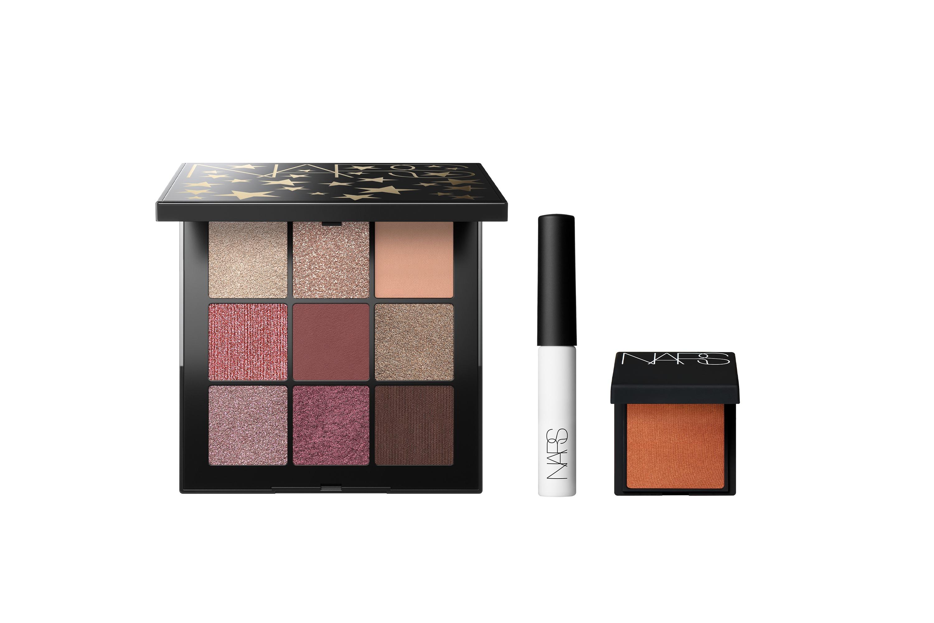 NARS 限量版 UNINHIBITED 9色眼影套裝 $500 (價值$1,163) .限量版 UNINHIBITED 9色眼影組合 .迷你防暈染眼影底霜 .迷你胭脂 (10月29日尖沙咀店限定)