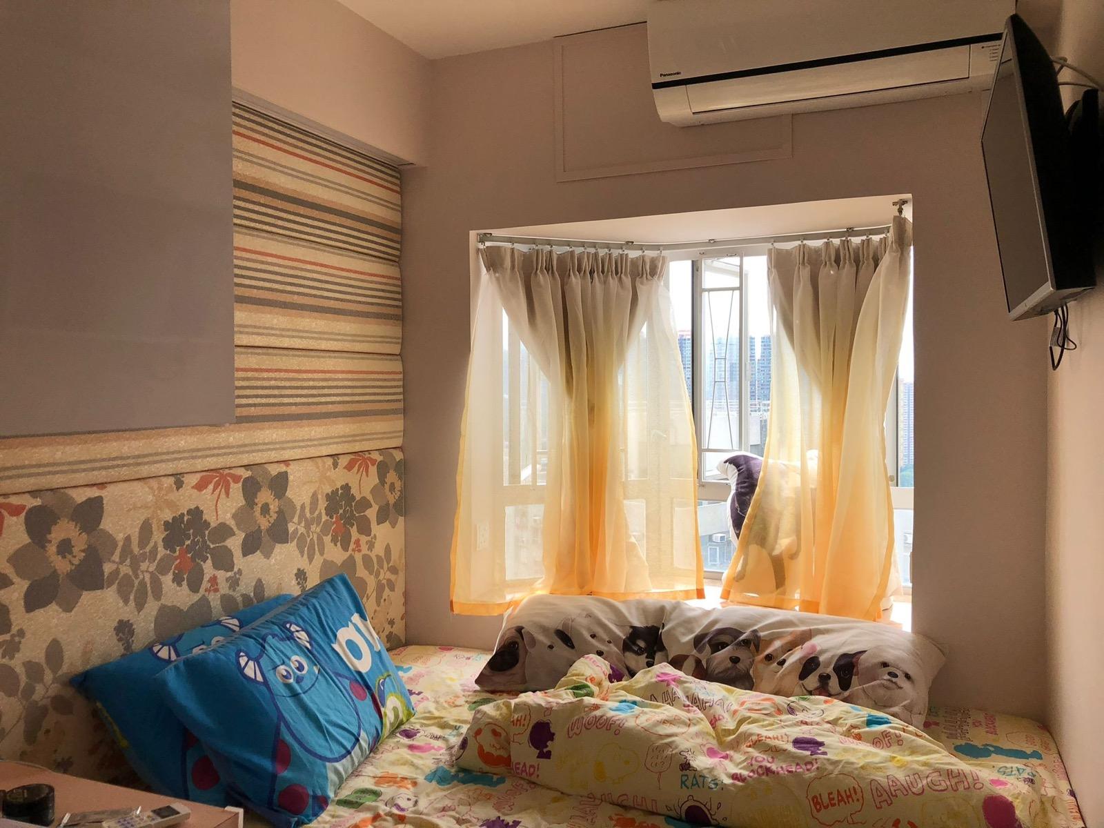 睡房間隔方正,與大廳座向一樣,可望開揚海景及部分樓景。