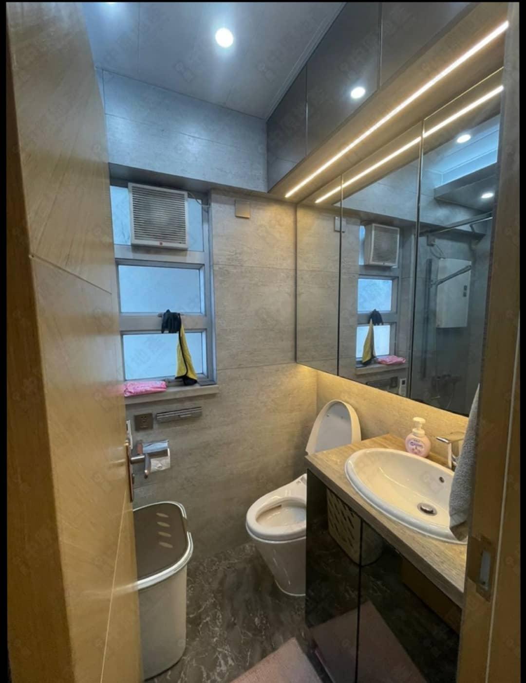 簇新企理的明廁浴室。(代理提供相片)