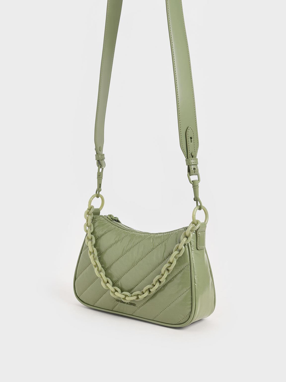 Panelled Chain Handle Crossbody Bag $250 原價$569