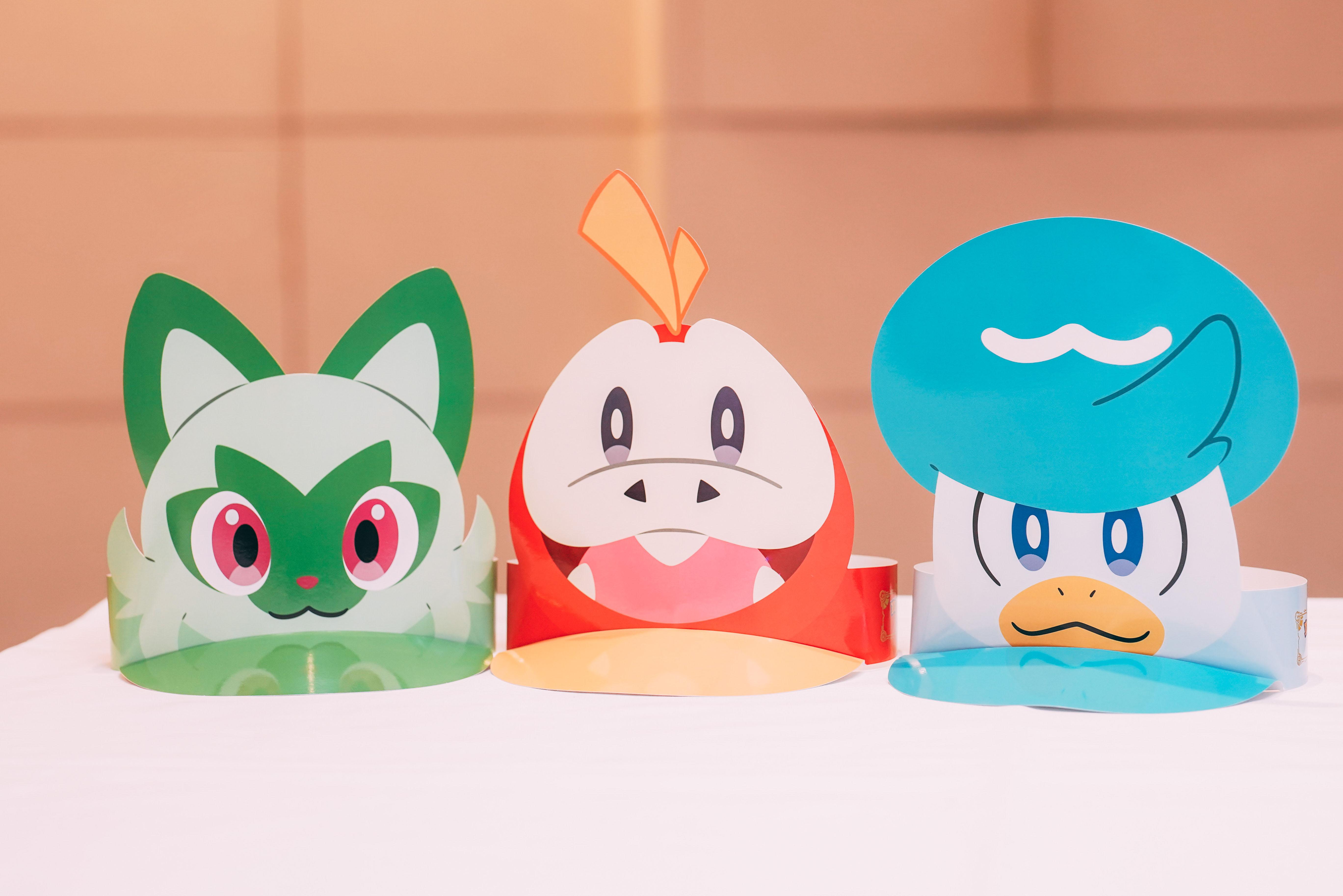 Pokémon造型紙帽