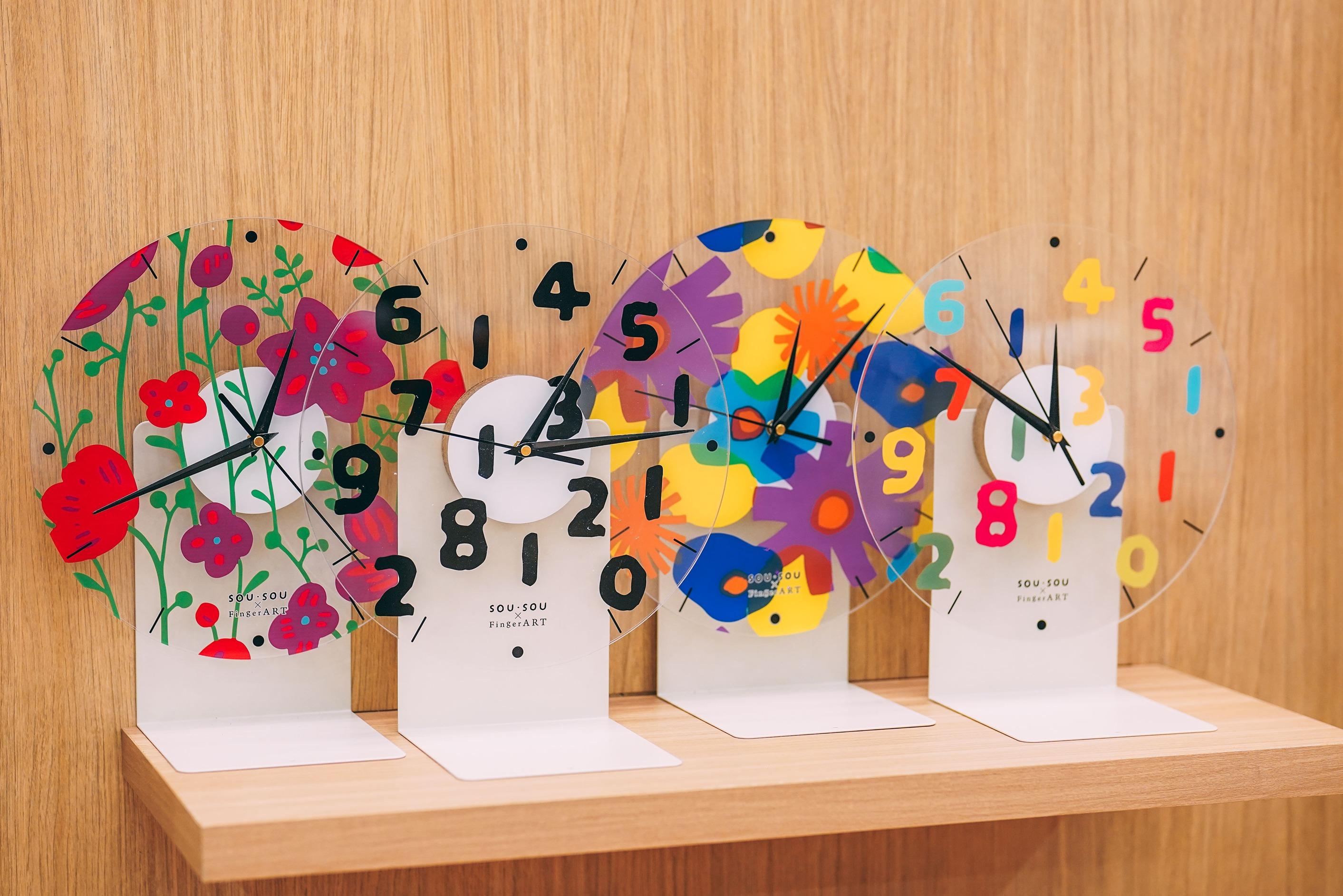 SOU · SOU X FingerART Floating Clock $560 十數、十數彩色 (限量70個) 大暑、珊瑚礁 (限量30個)