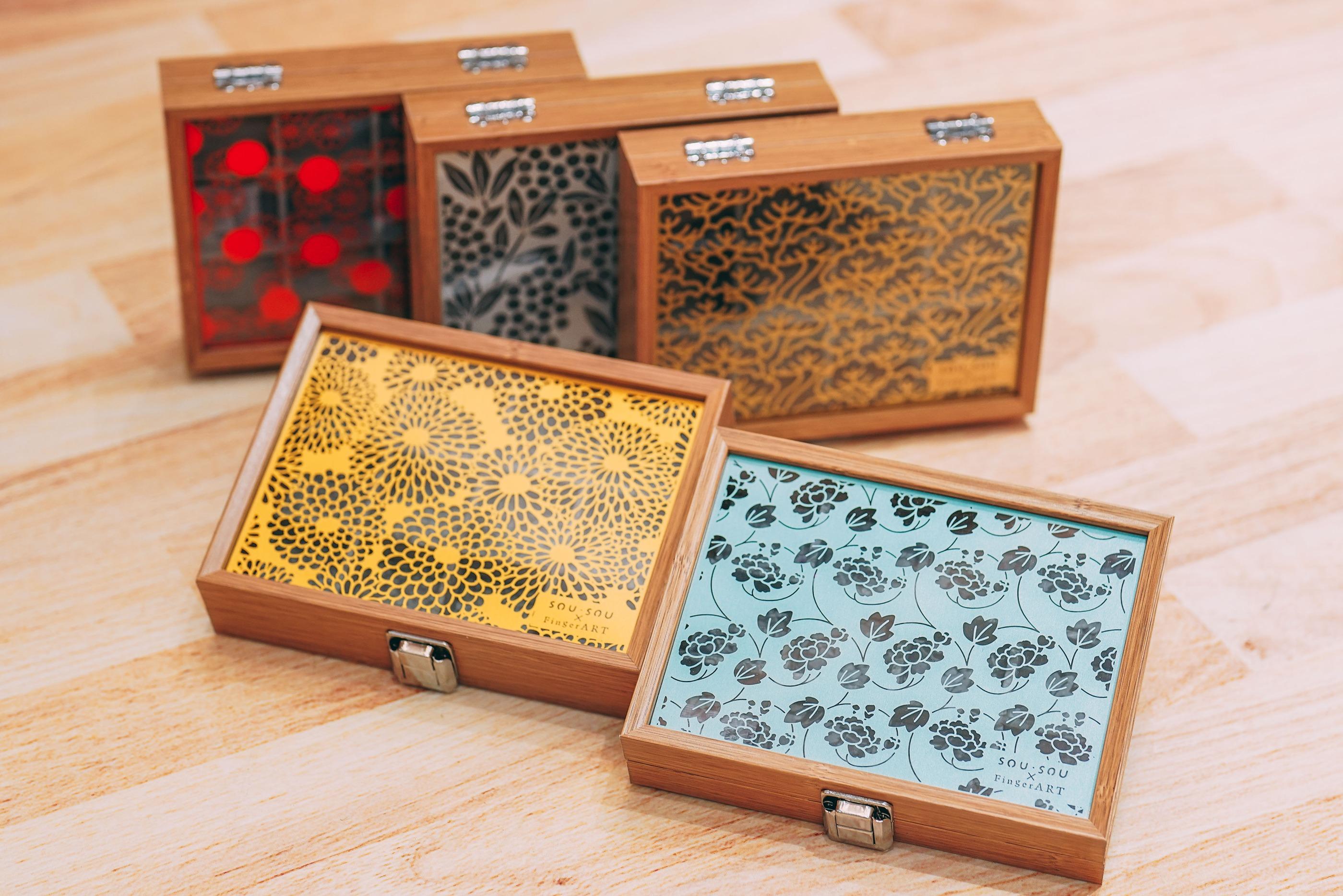 SOU · SOU X FingerART首飾盒-松之態 $220 松之態、全菊 (限量30個) 圓與小菊、南天竹 (限量15個) 花唐草 (限量10個)