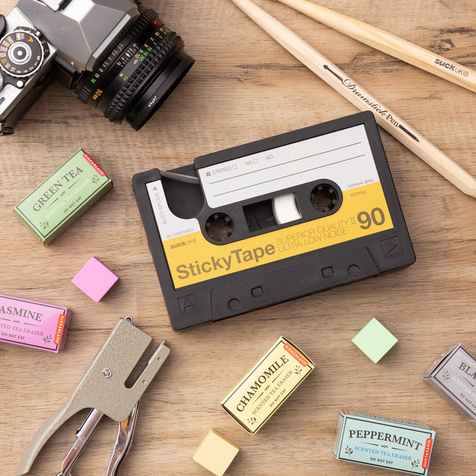 SUCK UK 錄音帶造型膠紙座 $218