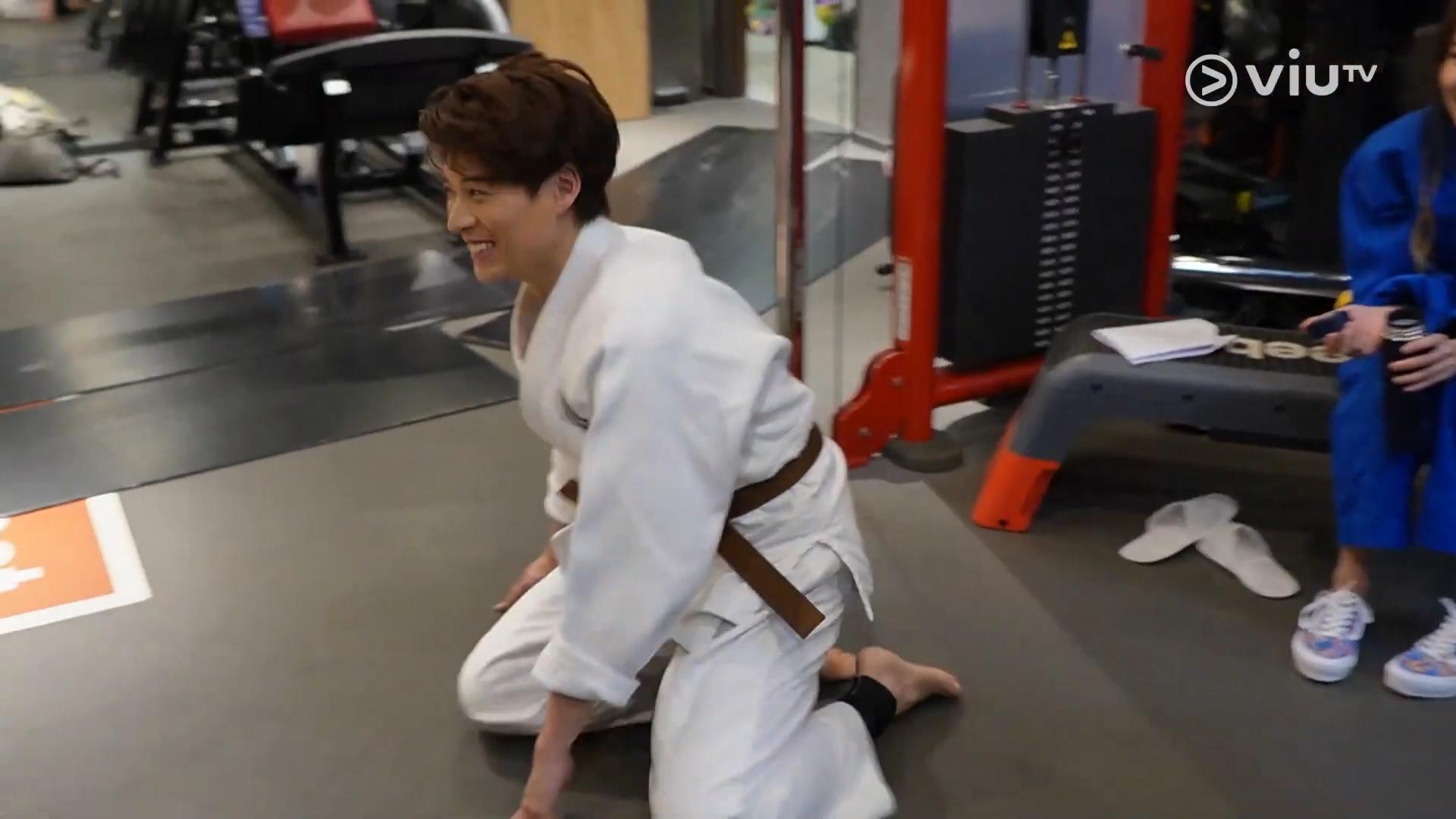 Frankie為拍《野人老師》花了近3個月學柔道。