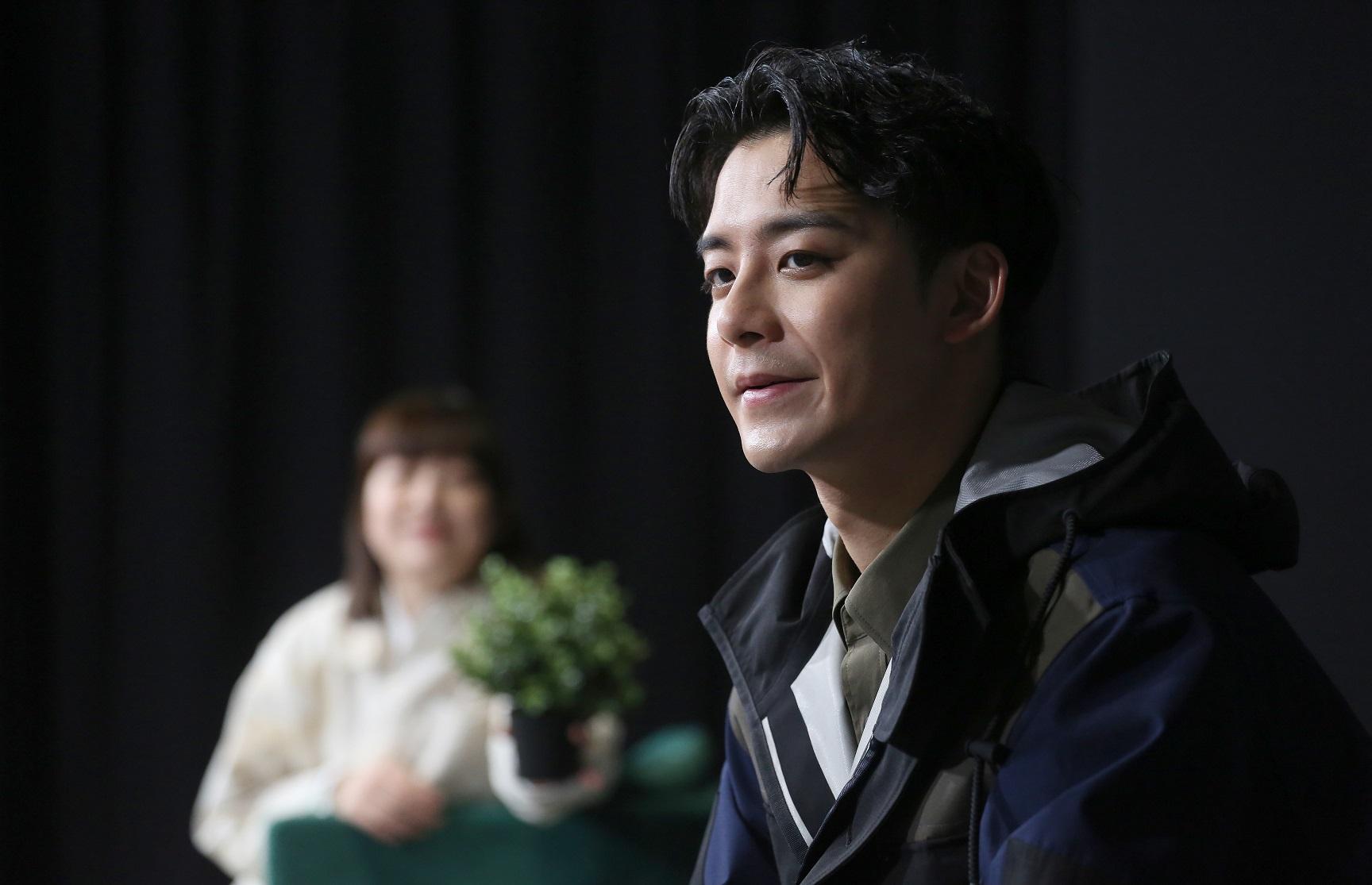 余德丞自爆只愛短髮女生。(董立華攝)