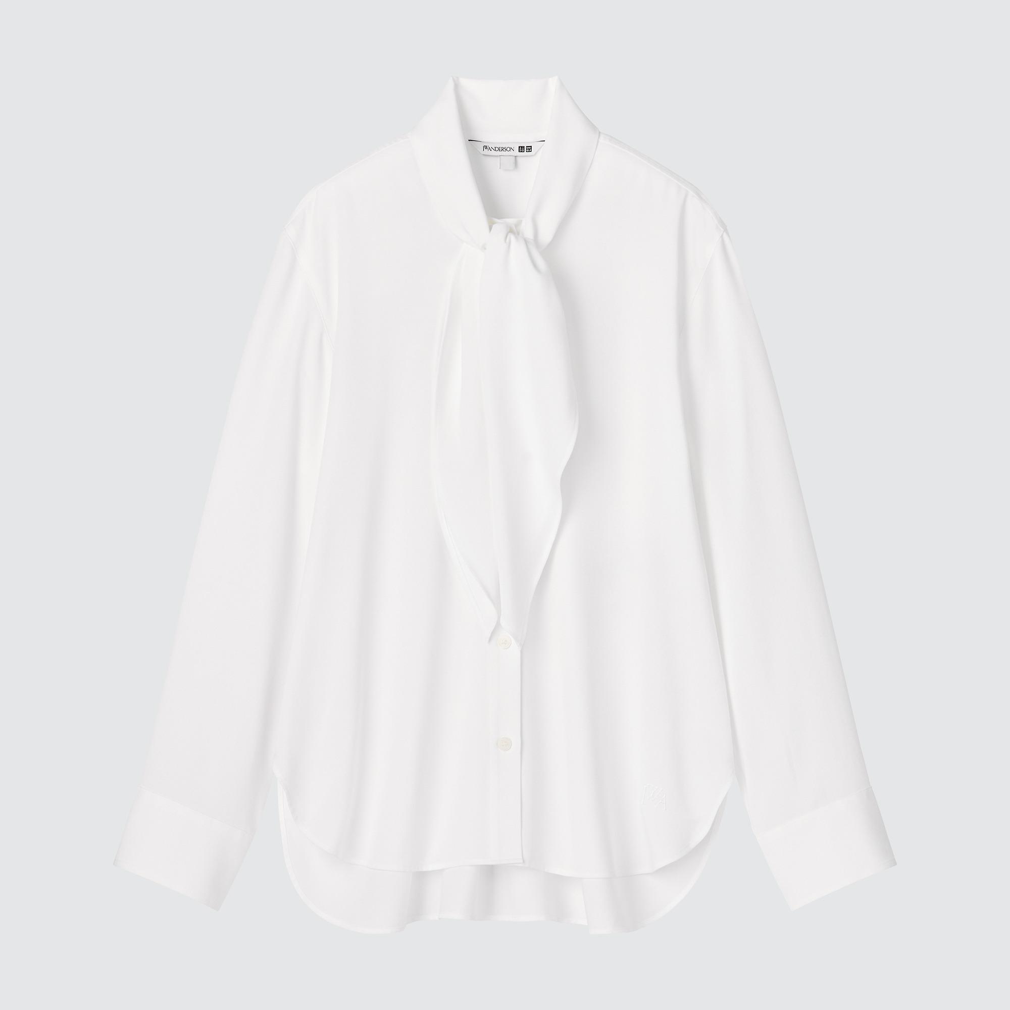 嫘縈蝴蝶結襯衫 $299