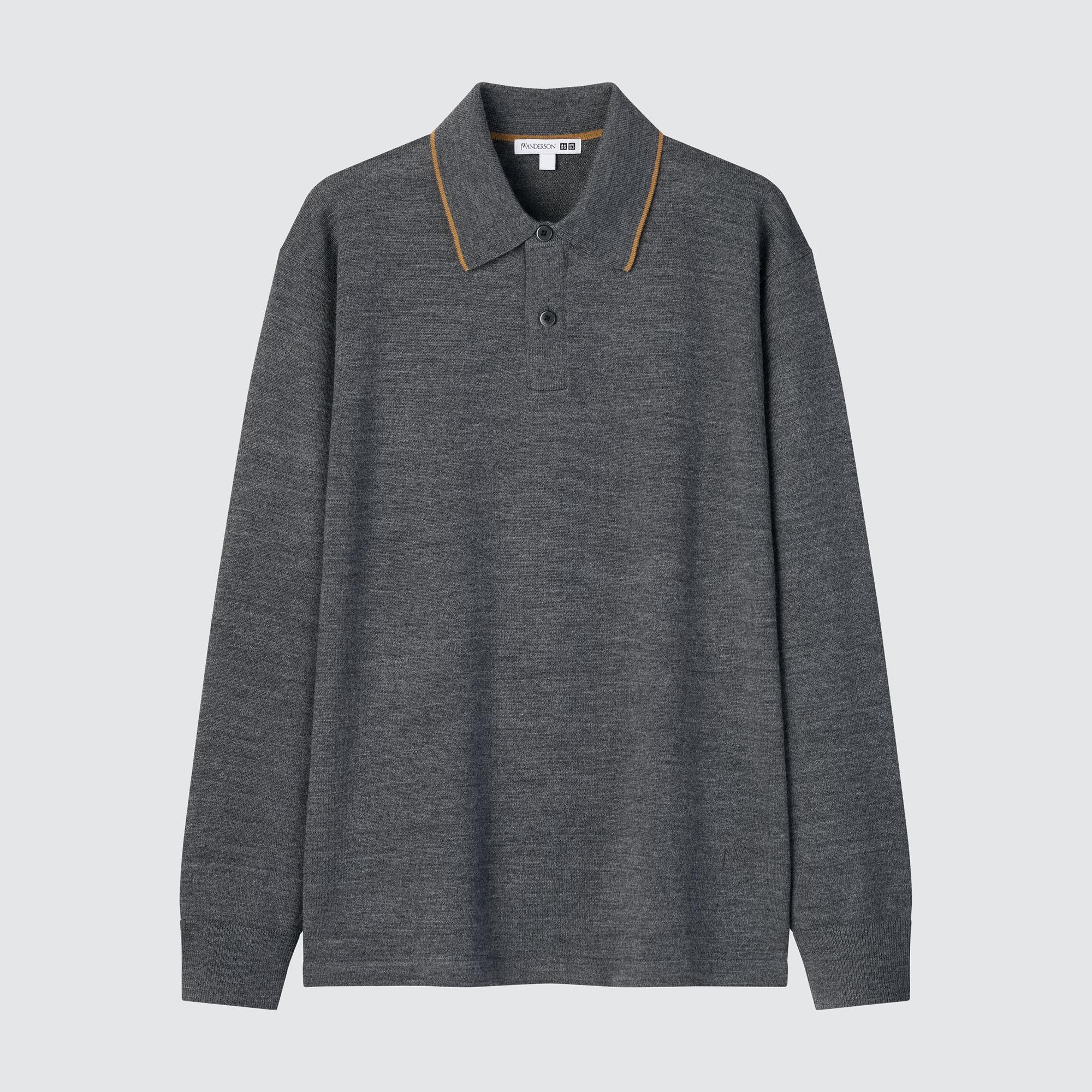 Merino混紡針織Polo衫 $299