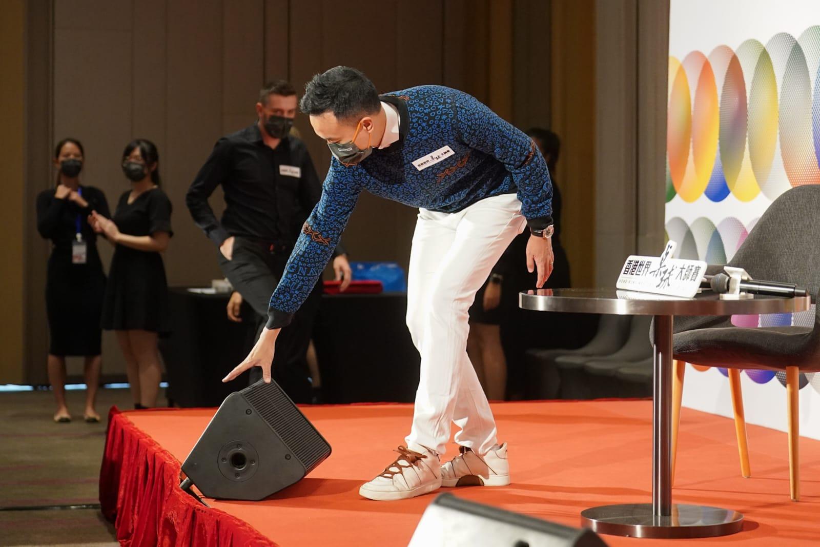 香港派出傅家俊參加世界桌球大師賽。(李睿哲攝)