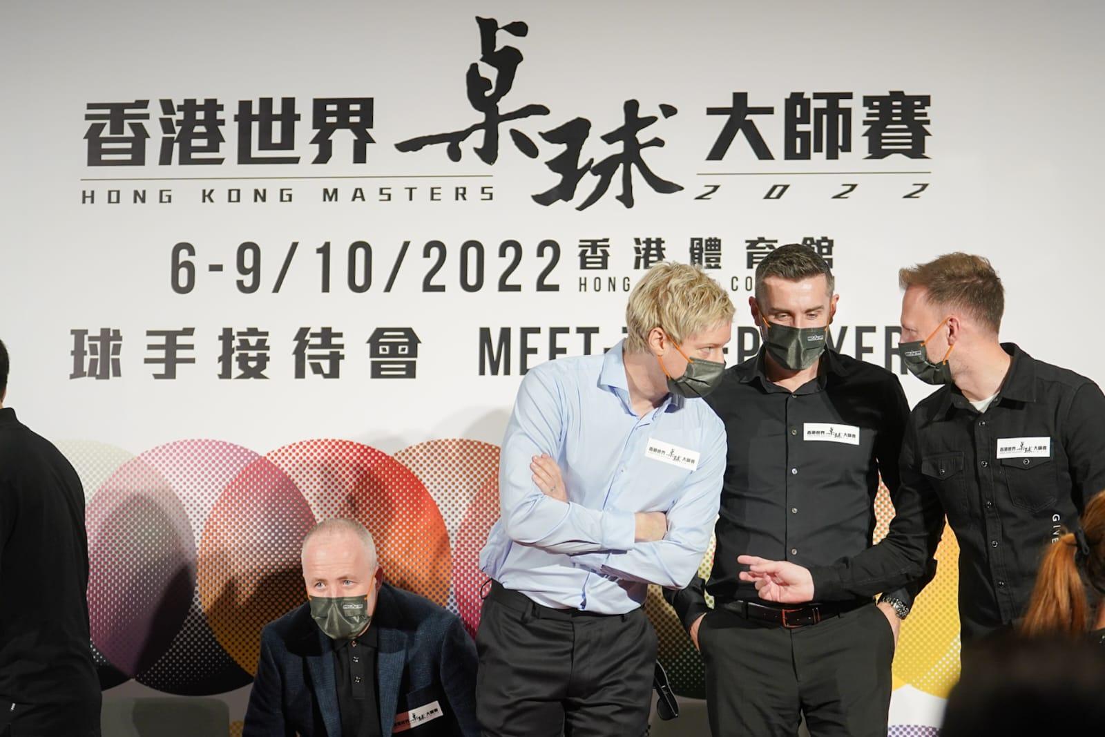 世界桌球大師賽10月6日正式開打。(李睿哲攝)